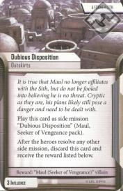 Dubious Disposition
