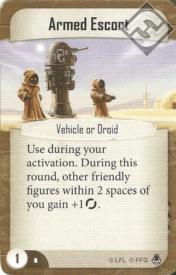 Armed Escort command card